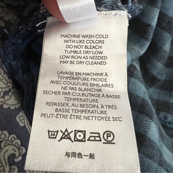 NWT Anthropologie Maeve Avryl Bleached Slim Pants, Sz 6 - Picture 9 of 10